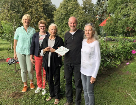 Überreichung der Naturgarten-Plaketten 2023