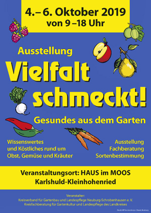 Herbstausstellung 2019 (Plakat: HP Mediendesign+Druck) Herbstausstellung 2019 (Plakat: HP Mediendesign+Druck)